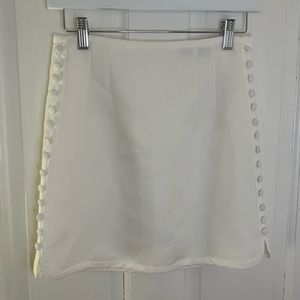 ZARA white mini skirt size XS